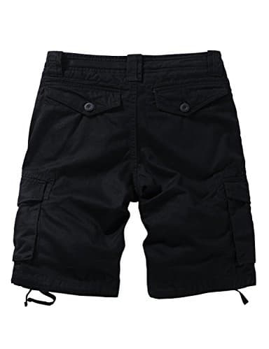 Match Men's Comfort Cargo Short (Label Size XL/34 (US 32), 3056 Black Gray) - Image 2