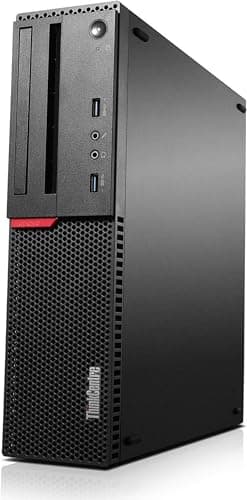 Lenovo ThinkCentre M910S SFF Desktop Computer Intel Core i5 6th Gen 3.20GHz 16GB RAM 1TB SSD WiFi BT Keyboard Mouse Windows 11 Pro (Renewed) - Image 1