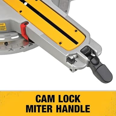 DEWALT Miter Saw, 12-inch Double Bevel Sliding Compound Miter Saw with XPS LED Shadow Light System, Includes Blade Wrench, Material Clamp and Dust Bag (DWS780 - Image 6