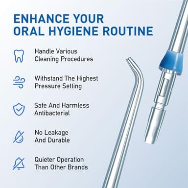 Water Flosser Replacement Tips for Waterpik, Replacement Heads for Waterpik (6 Classic Jet Tips) - Image 5