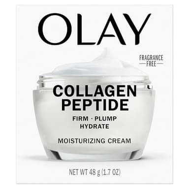 Olay Collagen Peptide Face Moisturizer, Firming Cream for Women, Fragrance-Free, Non-Greasy - Hydrating, Anti-Aging, Anti-Wrinkle, Smooth Fine Lines, Plumping Skin Care - Niacinamide, 1.7 Oz - Image 13