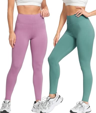 Natural Feelings Buttercloud High Waisted Leggings for Women Ultra Soft Stretch Slim Yoga Leggings - Image 2