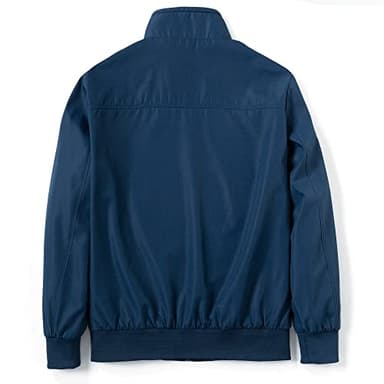 URBANFIND Men's Sports Shell Jacket Lightweight Windbreaker Outdoor Recreation Coat US L Blue - Image 2