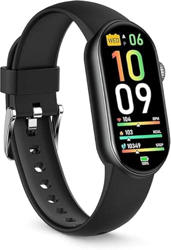 FITVII Ole Fitness Tracker with 24/7 Heart Rate and Blood Pressure Monitor, Blood Oxygen Sleep Tracking Step Calories Counter IP68 Waterproof Activity Tracker for Women Men - Image 1