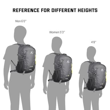 SKYSPER Small Hiking Backpack, 20L Lightweight Travel Backpacks Hiking Daypack for Women Men - Image 8