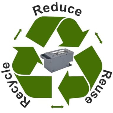 TKNCCC C9345 Ink Maintenance Box Tank for Epson ET-8550 ET-5800 ET-16650 ET-16600 ET-5850 ET-5880 ET-8500 WF-7820 WF-7840 WF-7310 EC-C7000 ST-C8000 ST-C8090 Printer(2PCS) - Image 8