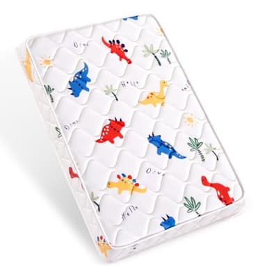 Lillibearas Pack and Play Mattress 38" x 26" x 1.5", Firm Support and Comfort Foam, Soft Playard Mattress for Babies and Toddlers, Baby Essentials Items - Image 1