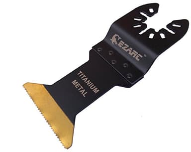 EZARC Titanium Oscillating Tool Blades, Oscillating Multitool Blades for Metal, Wood Nails, Screws Cutting, Plastic, 3 Pack - Image 3