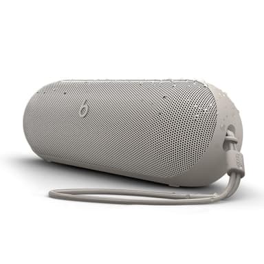 Beats Pill x Kim Kardashian - Wireless Bluetooth Speaker and Portable Charger via USB-C - Up to 24 Hours Battery Life, IP67 Water Resistant, Apple & Android Compatible, Built-in Mic – Light Gray - Image 1