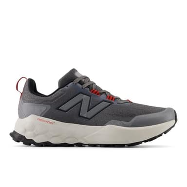 New Balance Men's Fresh Foam X Garoé V2 Trail Running Shoe, Castlerock/True Red/Slate Grey, 12 X-Wide - Image 3