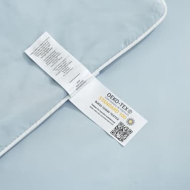 Cozy Bliss Cooling Comforter King Size, Cooling Blankets for Hot Sleepers and Night Sweats, Blue Summer Comforter for King Size Bed, Breathable Soft Lightweight Silk Smooth - Image 7