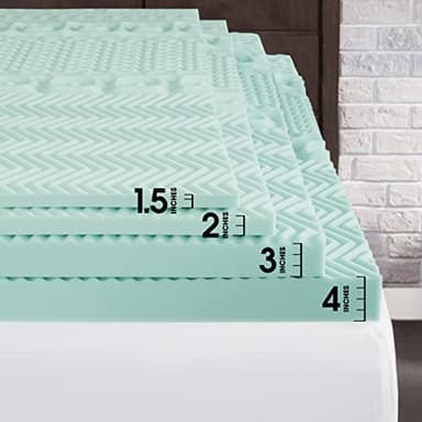 Dream Serenity EcoZone 2" Memory Foam Mattress Topper Twin XL - Image 6