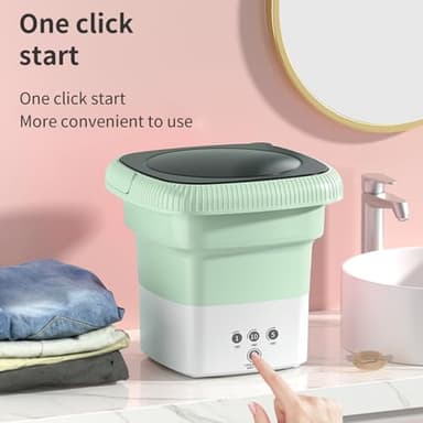 Portable small washing machine,13L Capacity Foldable Washer - Image 6