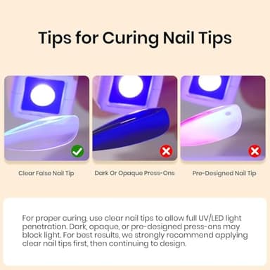 Beetles 9 In 1 Gel Nail Glue Nail Dehydrator Kit for Acrylic Nails Acid Free & Hema-Free Professional Dehydrator Prep for U V Gel Polish Long Lasting Led Lamp Required - Image 6