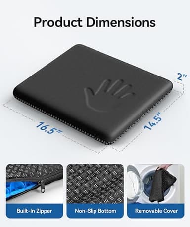 MZYENU Gel Seat Cushion,Cool Chair Cushion for Office Chairs,Driving Car Seat Cushion Breathable,Wheelchair Cushions for Pressure Relief,Back Pain for Seat Cushion,Chair Pad with No-Slip Cover - Image 5