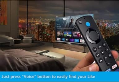 Fire Stick Remote Replacement Control for Fire Stick 2nd Gen, 3rd Gen, Lite, 4K,4K MAX, Fire Cube 1st Gen, 2nd Gen, 3nd Gen, Fire 3rd Gen PendantDesign Voice Replacement Control 5.5 2025 New - Image 7