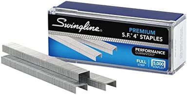 Swingline Staples, S.F. 4, Premium Staples for Desktop Staplers, 1/4" Length, 210/Strip, 5000/Box (35450 - Image 3