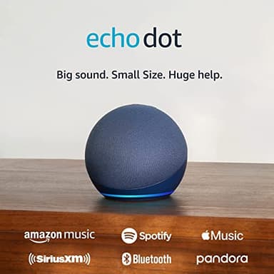 Amazon Echo Dot (newest model), Vibrant sounding Alexa speaker, Great for bedrooms, dining rooms and offices, Deep Sea Blue - Image 14