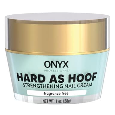 Onyx Professional Hard As Hoof Nail Strengthening Cream, Unscented - Nail Growth & Conditioning Cuticle Cream Stops Splits, Chips, Cracks & Strengthens Nails, 1 oz - Image 1