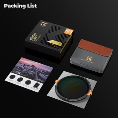 K&F CONCEPT 67mm True Color Variable Fader ND2-32 ND Filter and CPL Circular Polarizing Lens Filter in 1 for Camera Lens Neutral Density Polarizer Filter (Nano-X Series) - Image 7