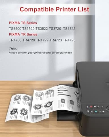 EaseFusion PG-275XL Replacement for Canon Ink 275 PG-275 275XL Black Ink Cartridge Compatible with PIXMA TR4720 TS3522 TR4700 TS3722 TS3500 TR4722 TS3720 TS3520 Printer (2 Black) - Image 3