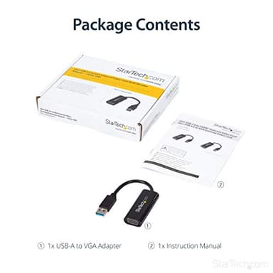 StarTech.com USB 3.0 to VGA Adapter, USB to VGA Monitor Converter for Windows, Slim, TAA (no support for macOS/ChromeOS/Linux) - Image 6