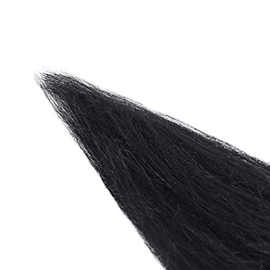 Pre Stretched Braiding Hair Extensions Black 12 Inch 8 Packs Kids Girls Braiding Hair Natural Easy Braid Hot Water Setting Professional Soft Synthetic Yaki Straight Texture (#1B) - Image 7