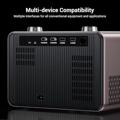2000 ANSI Netflix Officially Licensed 4K Full HD Outdoor Projector, HAPPRUN Projector with Wifi and Bluetooth, Built-in Apps, Auto Focus, Smart Projector for Movie/Home Theater/Indoor/PS5/PC/Phone - Image 9