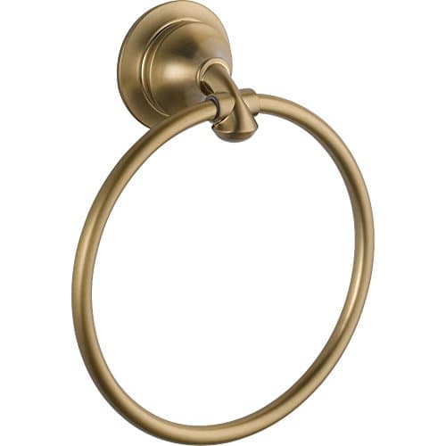 Delta Faucet 79446-CZ Linden Towel Ring, Champagne Bronze - Image 1