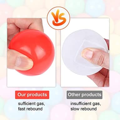 TRENDBOX 100 Ball Pit Balls Colorful Ocean Ball for Babies Kids Children Soft Balls for Birthday Parties Events Playground Games Pool - 2.2 inches - Image 4