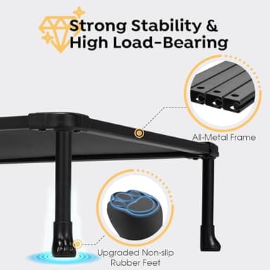 Veehoo Chew Proof Elevated Dog Bed - Durable Raised Dog Training Platform, Agility, Ideal for Large Dogs - Indoor/Outdoor, CWC2420CP - Image 4