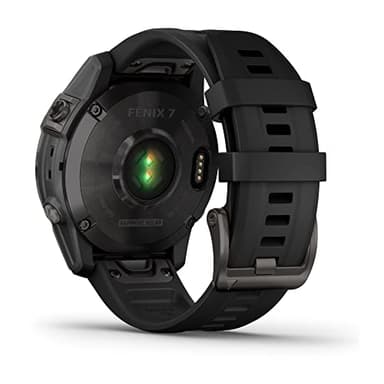 Garmin 010-02540-34 fenix 7 Sapphire Solar, adventure smartwatch, Solar Charging Capabilities, rugged outdoor GPS watch, touchscreen, health and wellness features, Black DLC Titanium with Black Band - Image 7