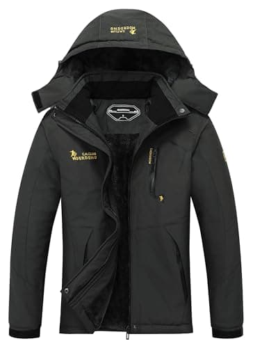 MOERDENG Women's Waterproof Ski Jacket Warm Winter Snow Coat Mountain Windbreaker Hooded Raincoat Jacket - Image 1