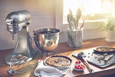KitchenAid KSM150FECU Value Bundle Artisan 5 Quart Stand Mixer, Contour Silver - Image 3
