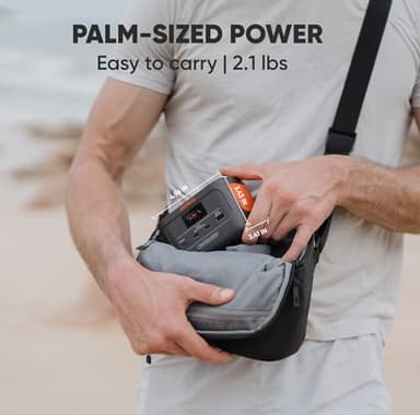 Jackery Explorer 100 Plus Power Station, 99Wh LiFePO4 Battery Power Bank, 3-Port 128W Portable Charger, PD 3.0 Fast Charge, Compatible with MacBook Pro/Air, iPhone 15/14 Series (Solar Panel Optional) - Image 8