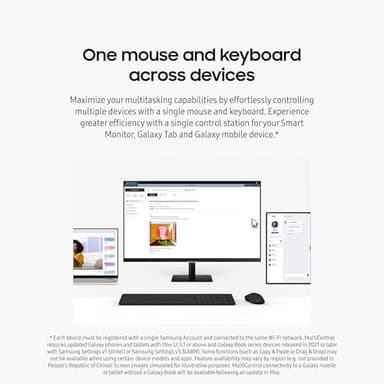 SAMSUNG 27-Inch M5 (M50D) Series FHD Smart Monitor with Streaming TV, Speakers, HDR10, Gaming Hub, Multiple Ports, Workout Tracker, Vision Accessibility Tools, LS27DM501ENXZA, 2024 - Image 8