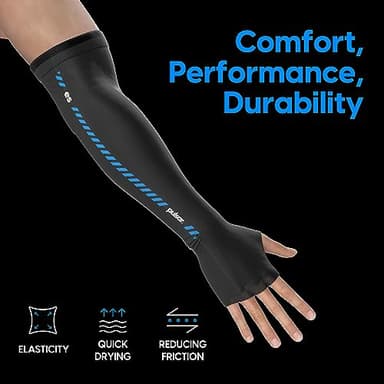 PULSAR eS Gaming Arm Sleeve for Esports Gaming Compression Sleeve, Palm Long XL Black - Image 3