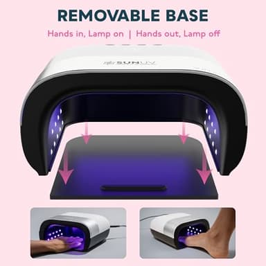SUNUV SUN3 Professional UV Light for Gel Nails, LED Nail Lamp for Gel Polish with 4-Timer and Sensor, 39 PCS LED Beads, UV Dryer for Salon Home Gift for Woman Mom Girl - Image 7