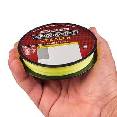 SpiderWire Stealth® Superline, Hi-Vis Yellow, 8lb | 3.6kg, 125yd | 114m Braided Fishing Line, Suitable for Freshwater and Saltwater Environments - Image 7