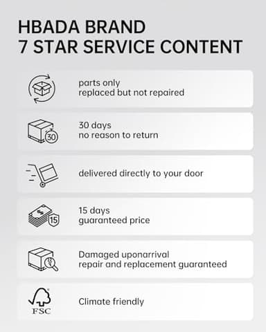 Hbada P5 Ergonomic Office Chair, Desk Chair with Adjustable Lumbar Support and Height, Comfortable Mesh Computer Chair with Footrest 2D Headrest, Swivel Tilt Function Black - Image 8