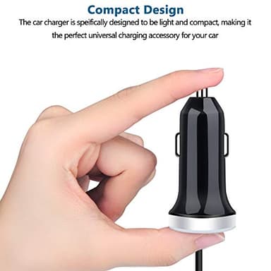 USB C Car Charger, 3.4A Fast Charging Car Adapter+3ft Type C Cable for Samsung Galaxy S25 S24 S23 S22 S21 S20 S10 Note 20 A10E A20 A50 A51 A71,LG Stylo 6/5/4 G7 V60 ThinQ Moto G8 G7 Google Pixel 4 3a - Image 5