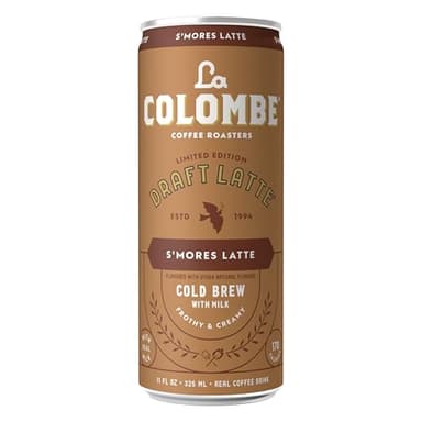 La Colombe Coffee, S'mores Latte, Cold Brew Draft Latte, 11 fl oz Cans (Pack of 12) - Image 6