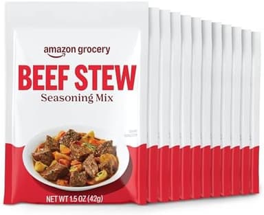 Amazon Grocery, Beef Stew Seasoning Mix, 13.8 Oz, 12 Ct (Previously Happy Belly, Packaging May Vary - Image 3