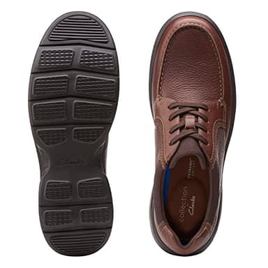 Clarks Men's Bradley Vibe Oxford, Tan Tumbled Leather, 14 - Image 8