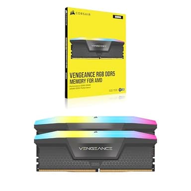 CORSAIR Vengeance RGB DDR5 32GB (2x16GB) DDR5 6400MHz CL32 AMD Expo Intel XMP iCUE Compatible Computer Memory – Gray (CMH32GX5M2B6400Z32) - Image 6