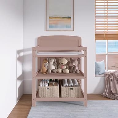 Dream On Me Anna 4 in 1 Full Size Crib and Changing Table Combo in Brown Sugar, Greenguard & JPMA Certified, Converts from Baby Crib to Toddler Bed and Day Bed - Image 10