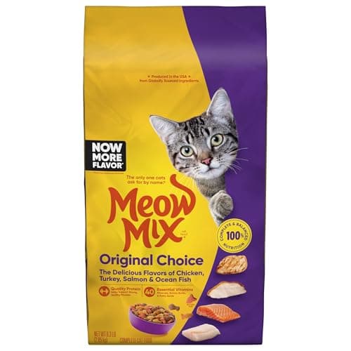 Meow Mix Original Choice Dry Cat Food, 6.3 Pound Bag - Image 1