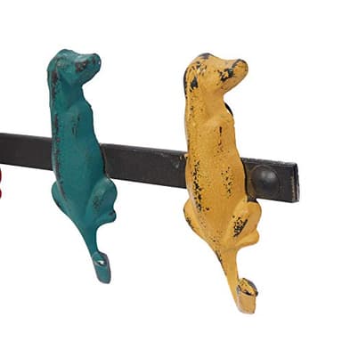 Metal Dog Wall Hooks 19"W, 5"H - 55513 - Image 4