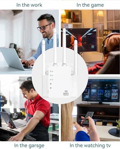 WiFi Extender, WiFi Extender Signal Booster, WiFi Booster, Covers Up to 12880 Sq.ft and 105 Devices, Dual Band Wireless Repeater, WiFi Repeater, WiFi Extenders Signal Booster for Home - Image 5