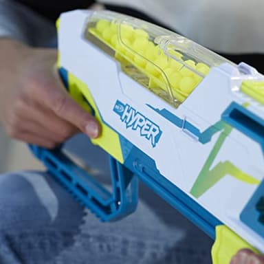 NERF Hyper Bundle, Siege-50 Pump-Action Blaster, Up to 110 FPS Velocity, Eyewear (Amazon Exclusive) - Image 5